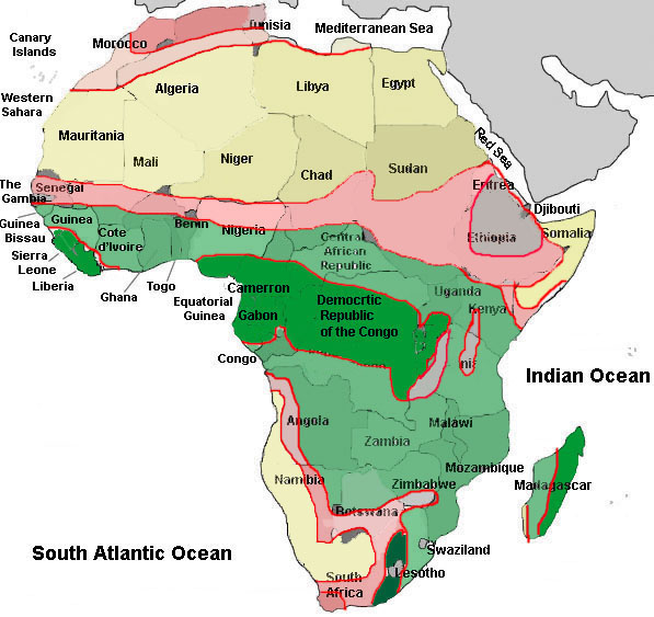 Africa Climate Map