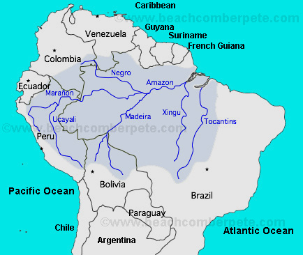 Amazon River Map