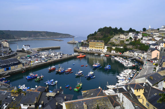 Seaport of Luarca, Asturias, Spain md
