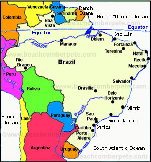 Map of Brazil sm