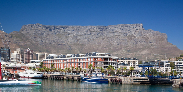 Cape Town Waterfront and Table Mountain South Africa