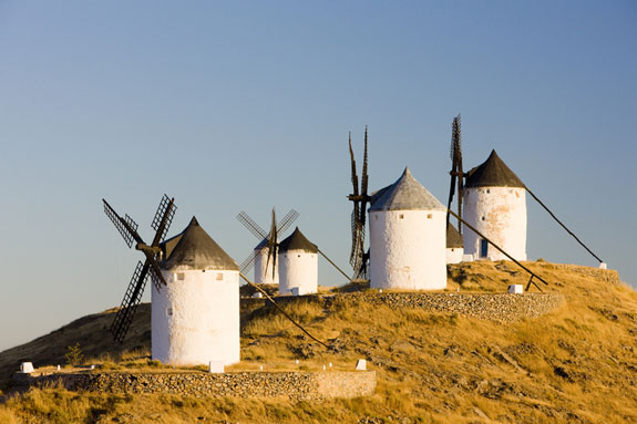 Windmills in Consuegra, Castile-La Mancha, Spain md