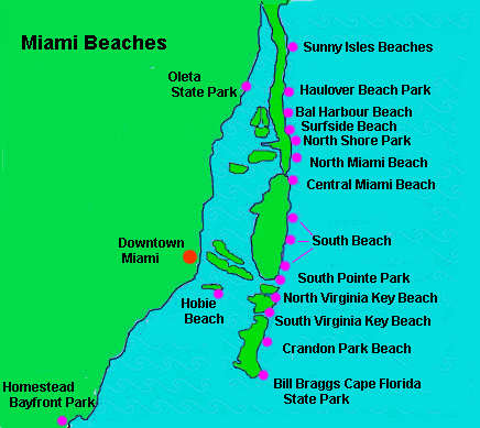Miami_Beaches Map
