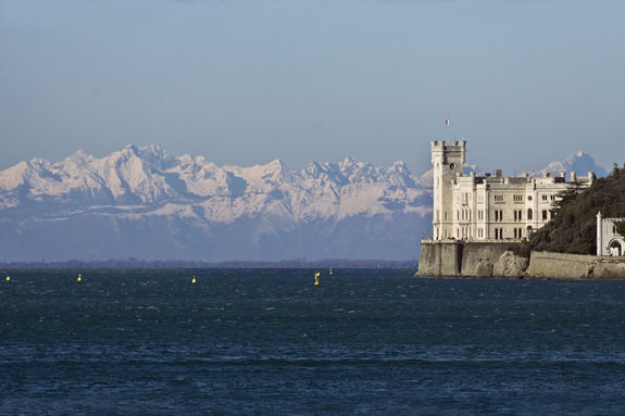 Miramare Castle in Trieste Friuli-Venezi Giulia, Italy md