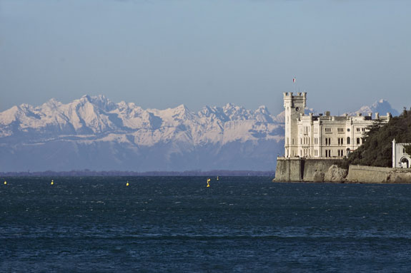 Miramare Castle in Trieste Friuli-Venezi Giulia, Italy md