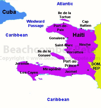 Map of Haiti