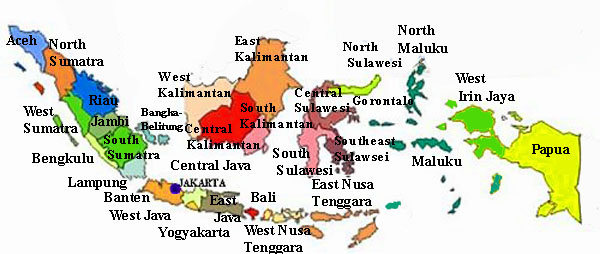 Indonesia map