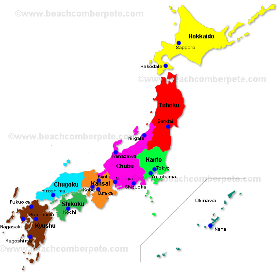 Japan map