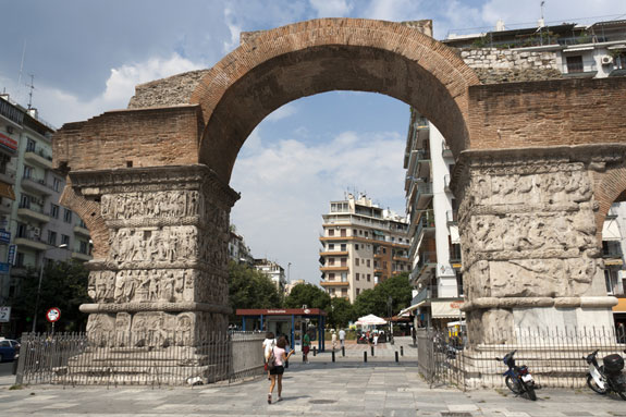 Triumphal arch of Galerius - Thessaloniki, Macedonia, Greece md