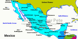 Mexico map sm