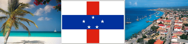 Netherlands Antilles Flag and Country
