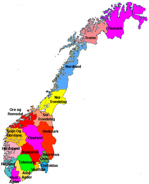 Norway map