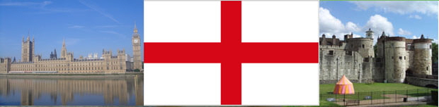 England Flag and Country
