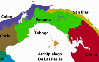 Panama Province, Panama Map