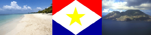 Saba Flag and Country