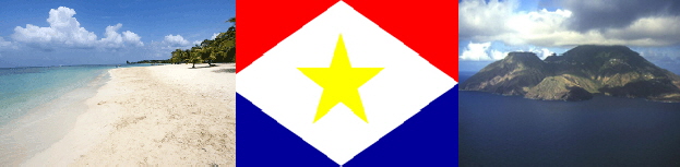 Saba Flag and Country