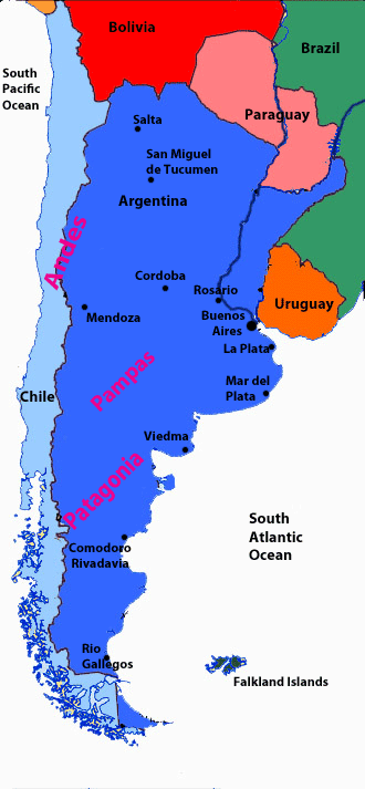 Argentina-map Argentina-map