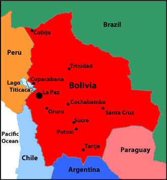 Bolivia Map