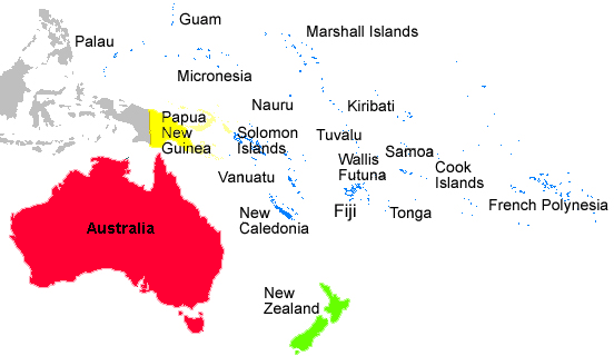 South Pacific Countries Map South Pacific-Beachcomber Pete Travel