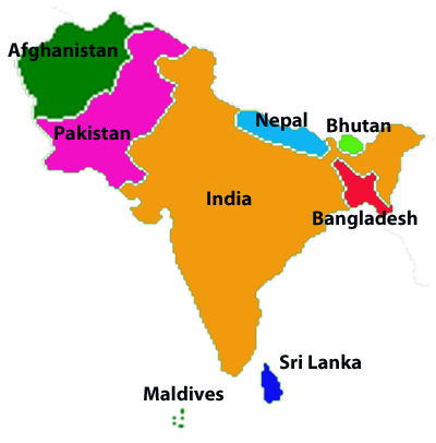 Southern-Asia-Map