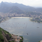 Botafogo Beach Rio de Janeiro Brazil from Sugarloaf Mountain