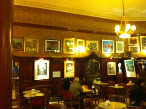 Cafe Tortoni old photos Buenos Aires