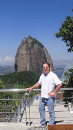 Pete at Sugar Loaf Mountain, Rio de Janeiro, Brazil