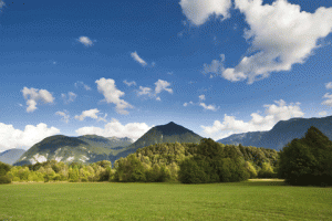 Julian Alps in Slovenia