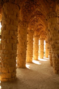 Gaudi Waves at Parque Guell Barcelona Spain