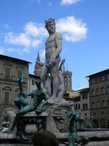 Grand Fountain of Neptune, Piazza della Signoria, Florence Italy