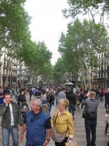 La Rambla, Barcelona Spain