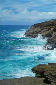 Cliffs at Hanauma Bay, Oahu Hawaii