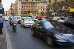 Driving in Rome