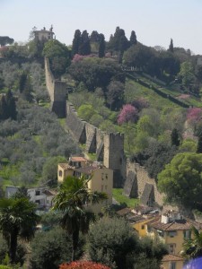 Florence City Wall from Piazzale Michelangelo