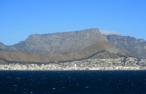 Table Mountain and Cape Town South Africa