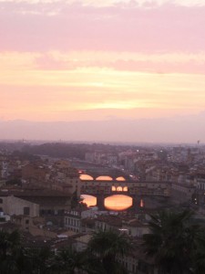 View from Piazzale Michelangelo, Florence Italy