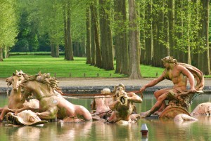 Apollo Fountain At Palace Of Versailles, Paris France