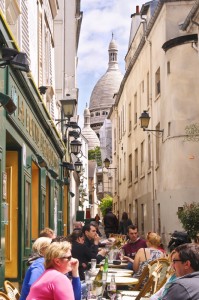 Sidewalk Cafe , Paris, France