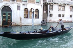 Venice gondolier, Venice, Italy