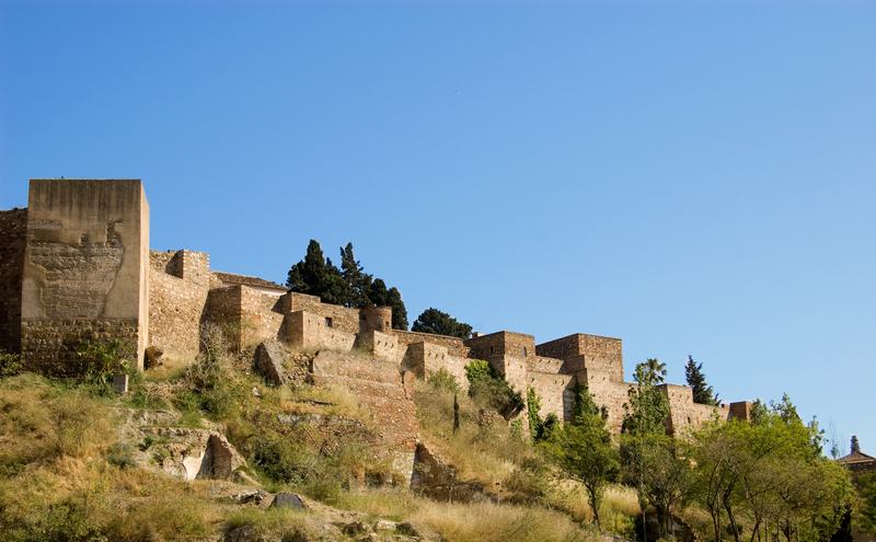 Moorish Fortress, Alcazaba, Malaga, Spain