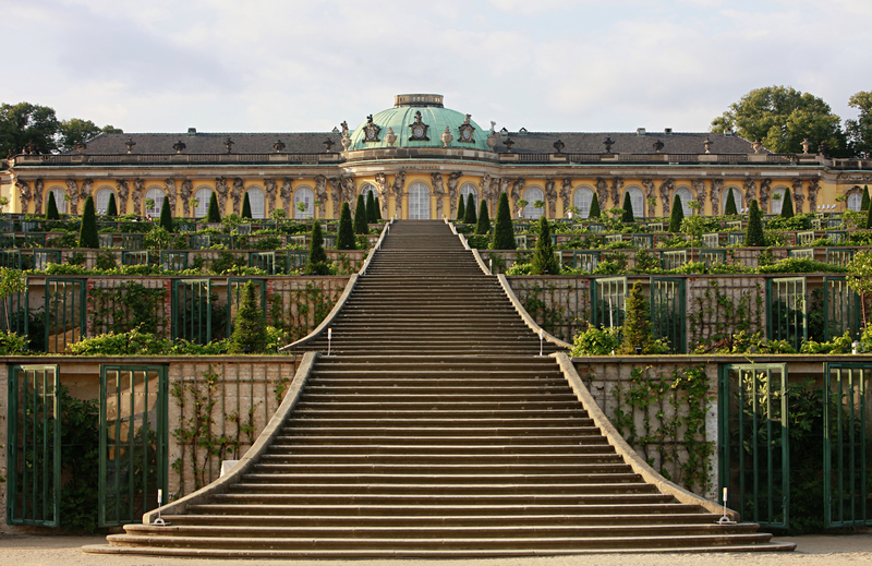 Sanssouci Palace in Potsdam, Germany