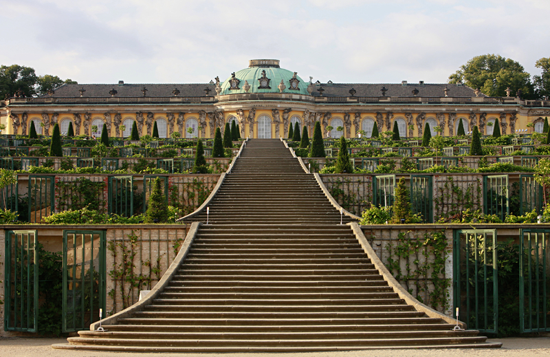 Sanssouci Palace in Potsdam, Germany Sanssouci Palace in Potsdam, Germany