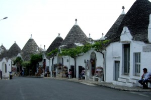 Trulli in Rione Monti district, Puglia, Italy