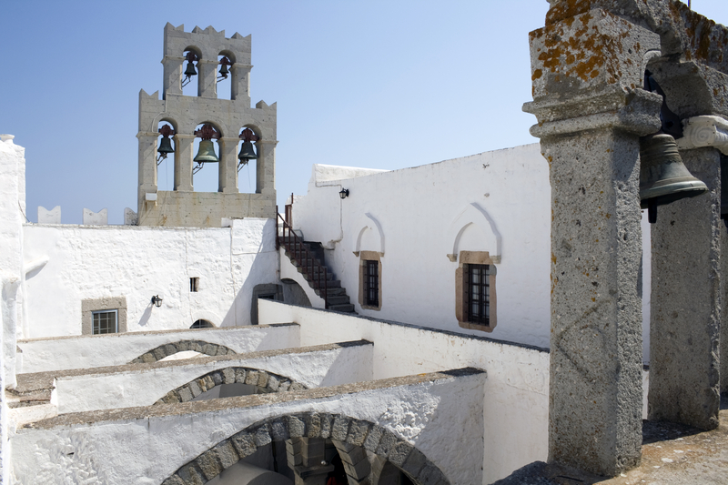 Bell Tower Monastery of St. John, Patmos, Greece