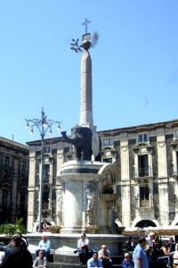 Elephant Fountain,Catania, Sicily, Italy