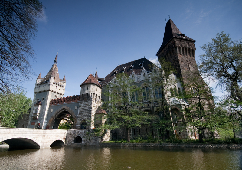 Vajdahunyad Castle,in Budapest, Hungary