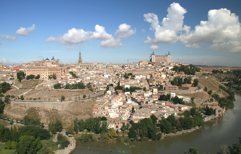 A Panoramic view of Toledo Spain