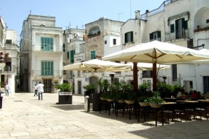 Cisternino Piazza Vittorio Emanuele, Puglia, Italy