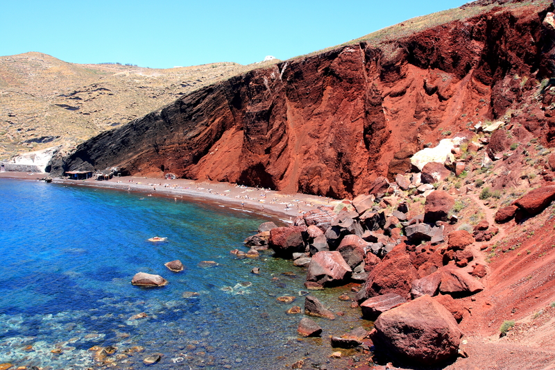 Red Beach of Akrotiri, Santorini, Greece