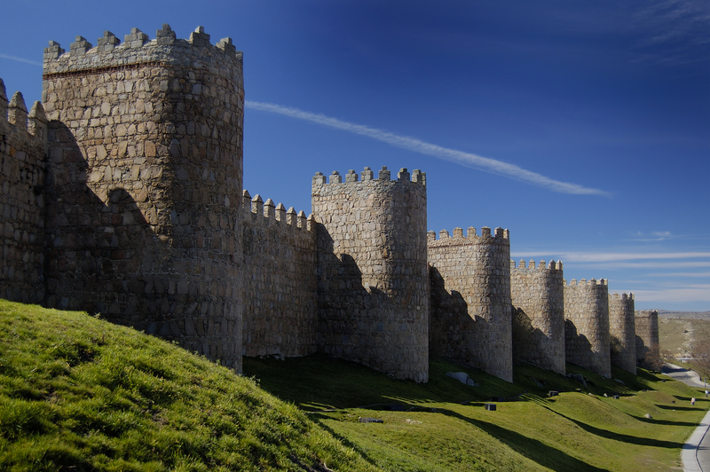 Wall and Defensive Towers of Avila, Spain